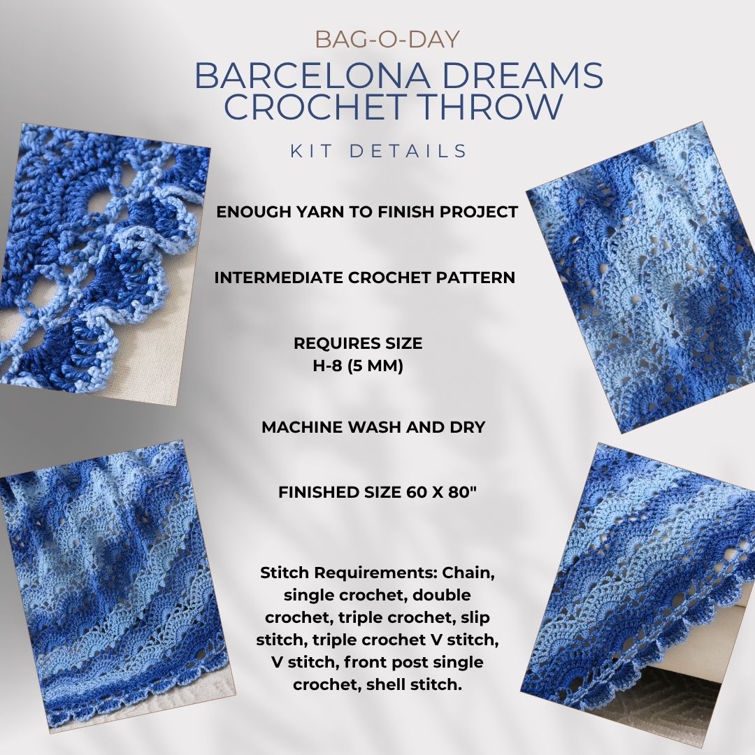Barcelona Dreams Crochet Throw