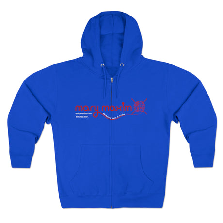 Mary Maxim Full Zip Hoodie - Red Logo - Unisex