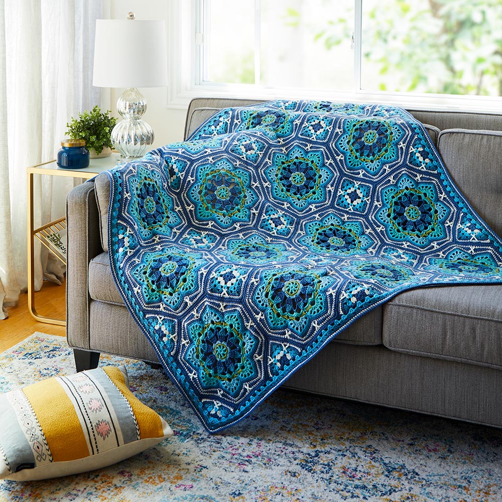 Persian Tiles Throw (Premier Everyday DK)