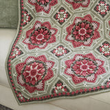 Persian Tiles Throw (Mary Maxim Mellowspun DK)