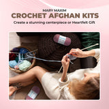 Persian Tiles Throw (Mary Maxim Mellowspun DK)