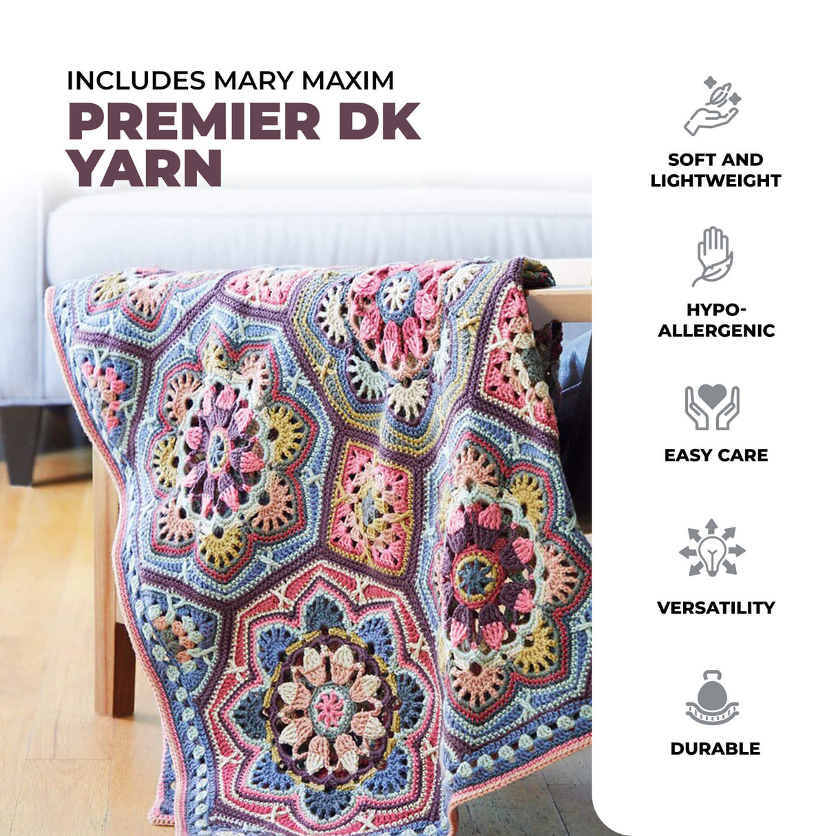 Persian Tiles Throw (Premier Everyday DK)