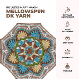 Persian Tiles Throw (Mary Maxim Mellowspun DK)