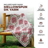 Persian Tiles Throw (Mary Maxim Mellowspun DK)