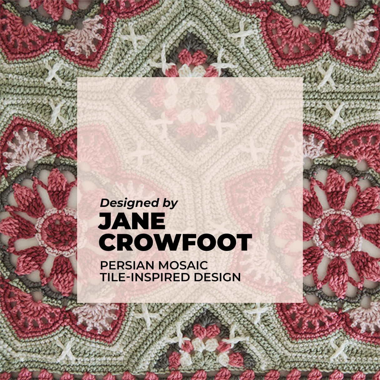 Persian Tiles Throw (Mary Maxim Mellowspun DK)