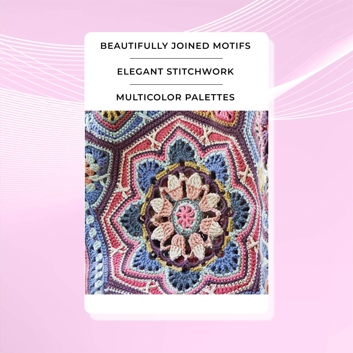 Persian Tiles Throw (Mary Maxim Mellowspun DK)