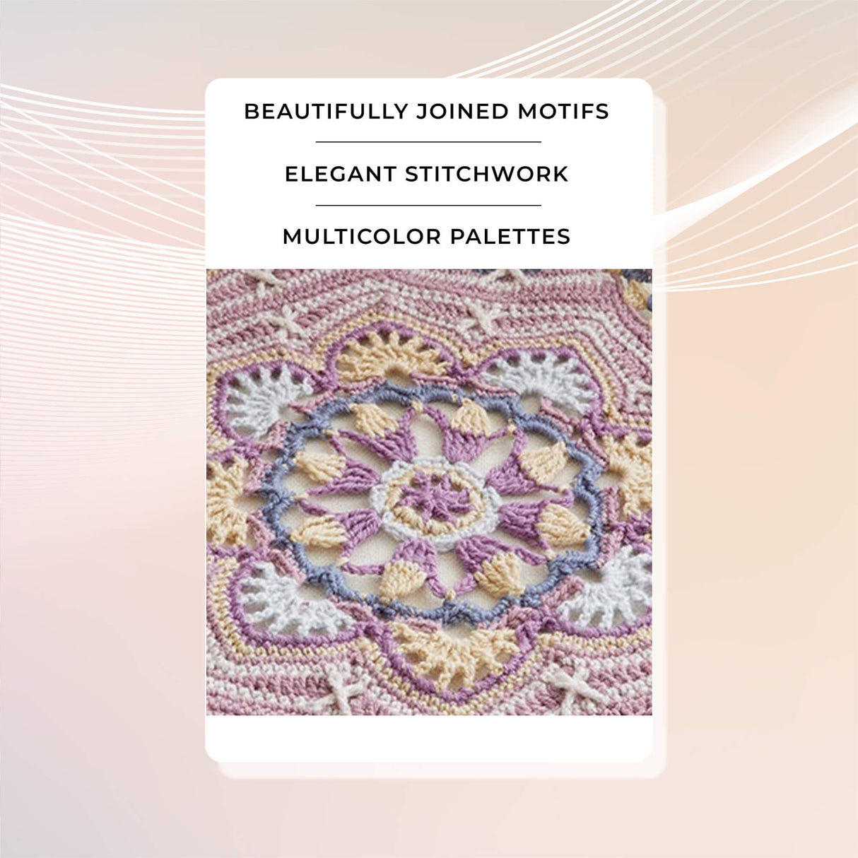 Persian Tiles Throw (Mary Maxim Mellowspun DK)