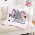 Baby Elephant Blanket Kit