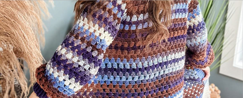 Granny Pop Crochet Cardigan