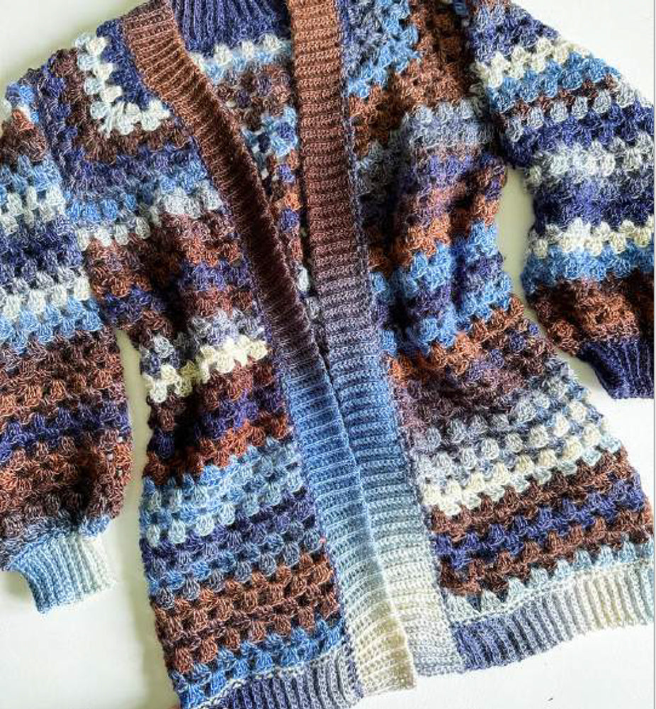 Granny Pop Crochet Cardigan