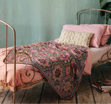 Persian Tiles Throw (Mary Maxim Mellowspun DK)